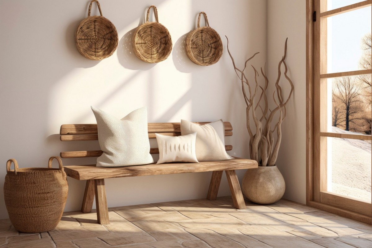 Applique murale noyer