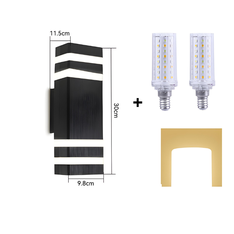 Applique Murale Extérieur LED Étanche Décorative