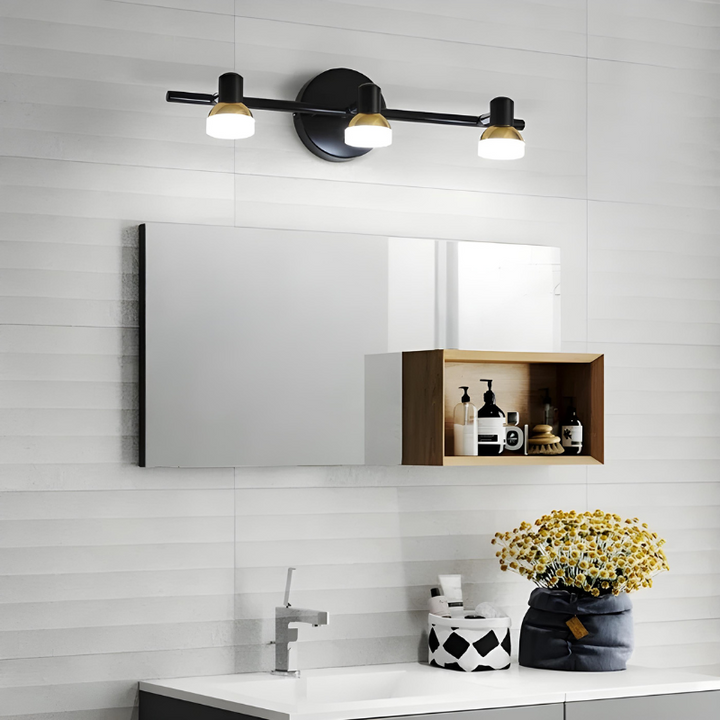 Applique Murale Salle de Bain LED Rotative Moderne