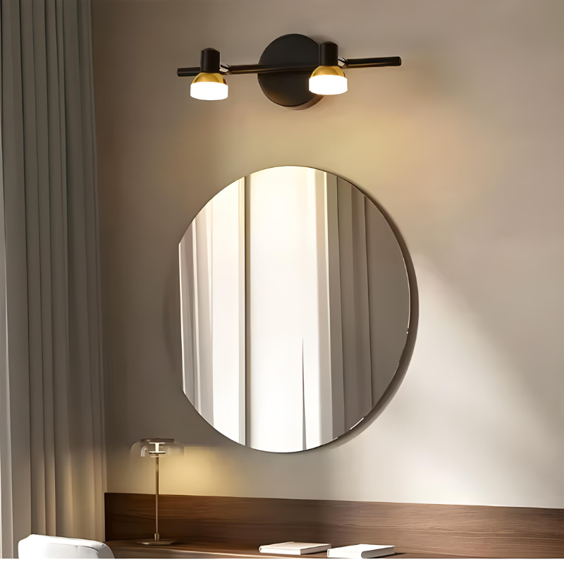Applique Murale Salle de Bain LED Rotative Moderne