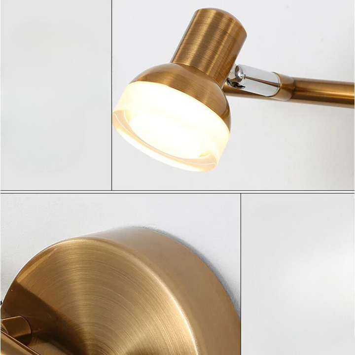 Applique Murale Salle de Bain LED Rotative Moderne