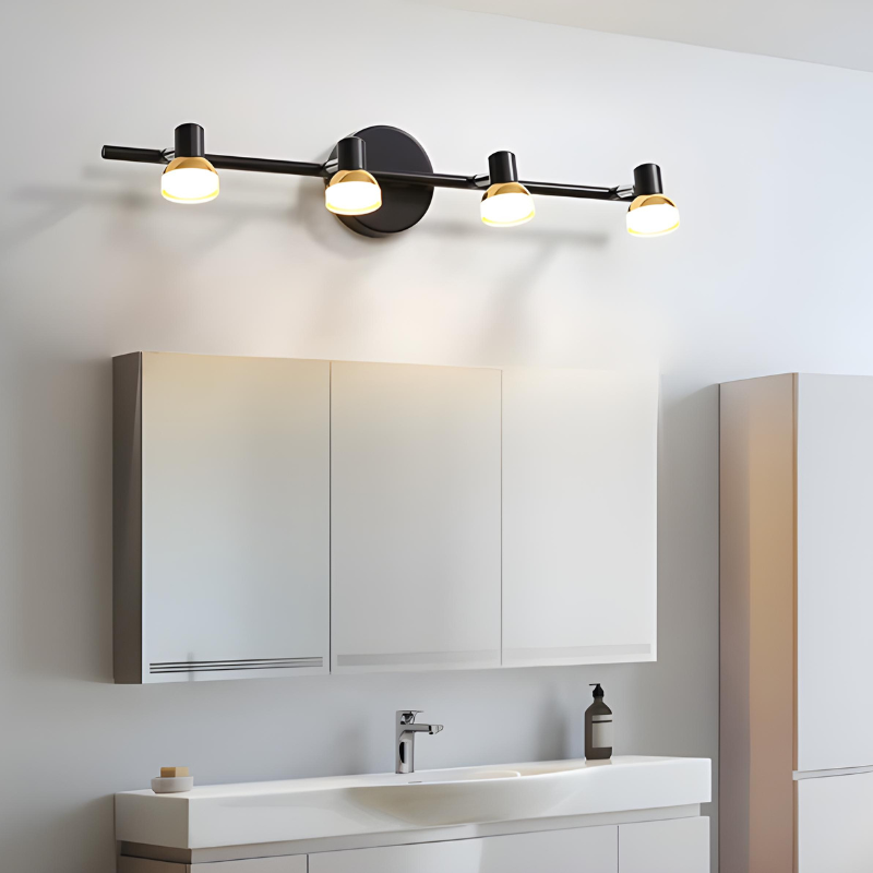 Applique Murale Salle de Bain LED Rotative Moderne