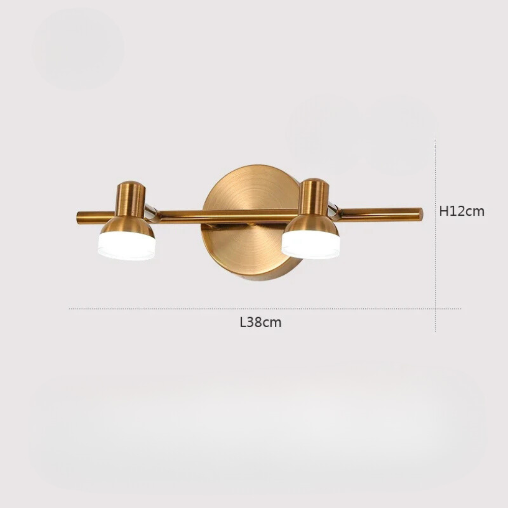 Applique Murale Salle de Bain LED Rotative Moderne