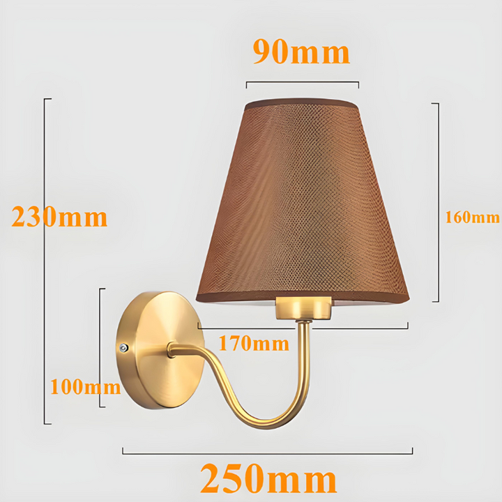 Applique Murale Chambre Vintage Scandinave en Tissu