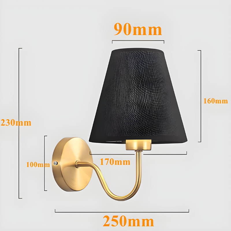 Applique Murale Chambre Vintage Scandinave en Tissu