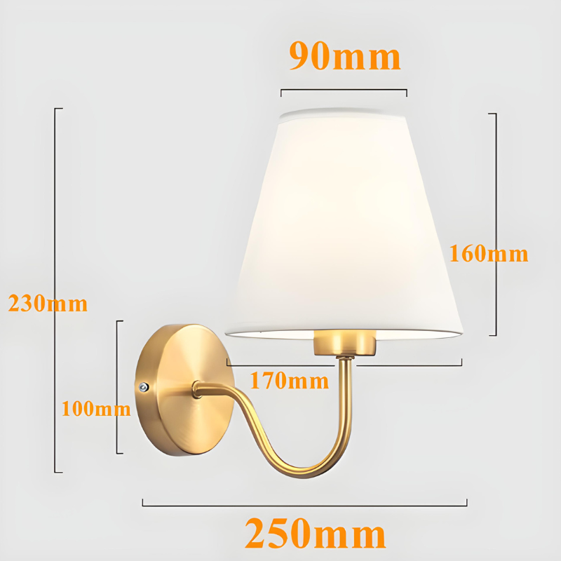 Applique Murale Chambre Vintage Scandinave en Tissu