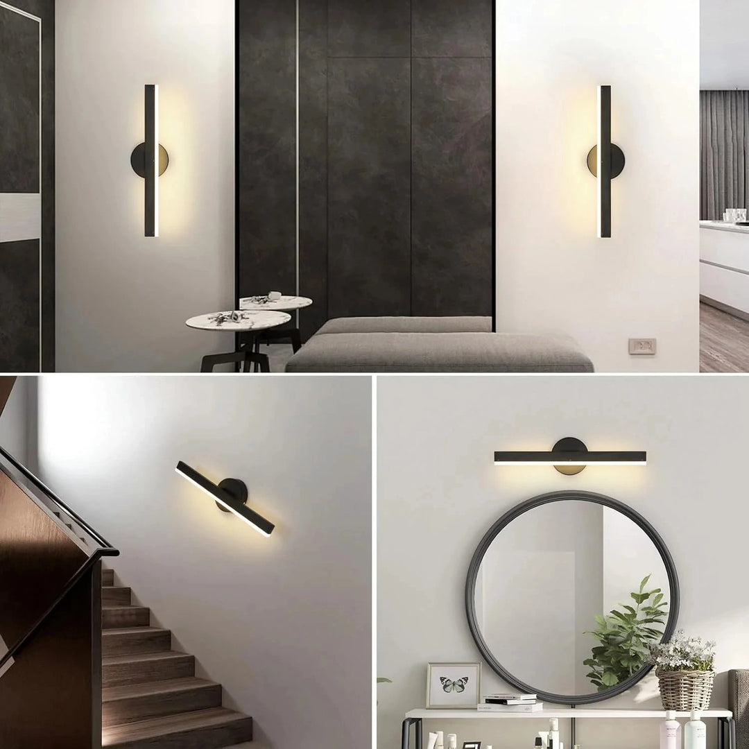Applique Murale LED Orientable 360° | Noir ou Blanc