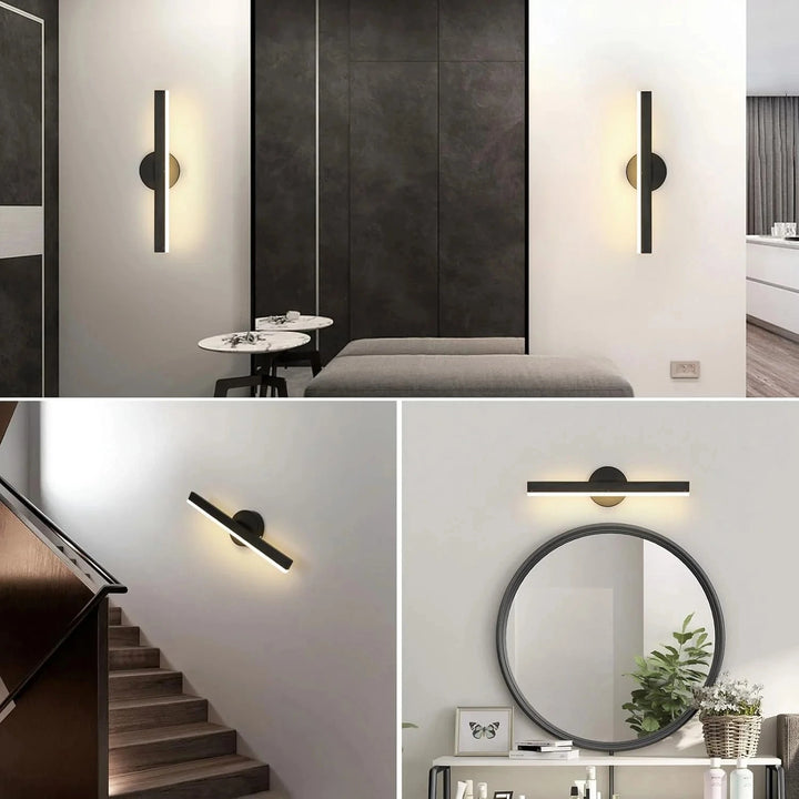 Applique Murale LED Orientable 360° | Noir ou Blanc