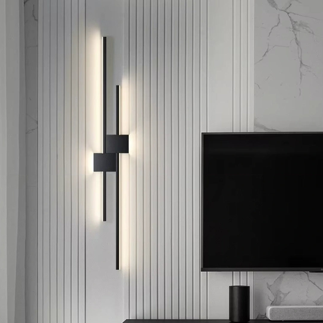Applique Murale LED Linéaire | Lumière Architecturale Épurée | Noir ou Blanc
