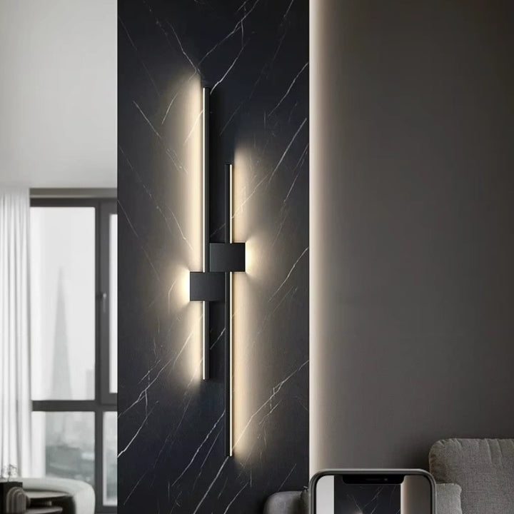 Applique Murale LED Linéaire | Lumière Architecturale Épurée | Noir ou Blanc