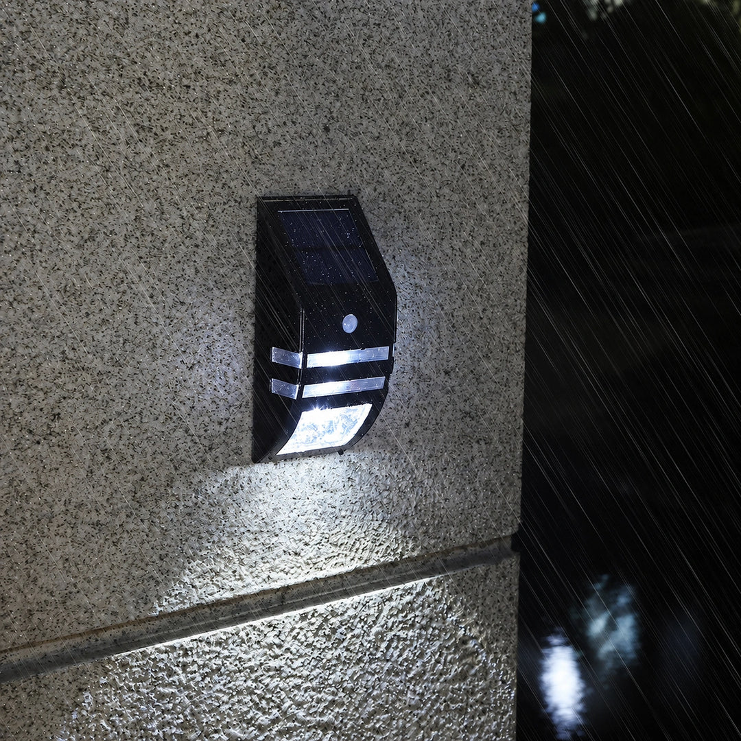 Applique Murale Solaire LED | Détection de Mouvement et Design Épuré