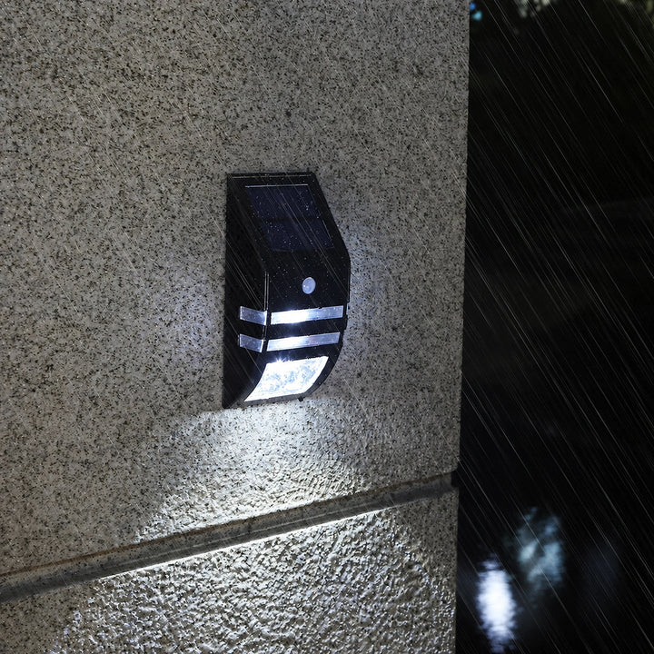 Applique Murale Solaire LED | Détection de Mouvement et Design Épuré