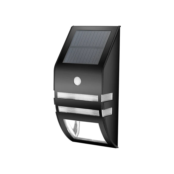 Applique murale solaire LED Luminaire Essenza avec détection de mouvement et design moderne, éclairage extérieur élégant.