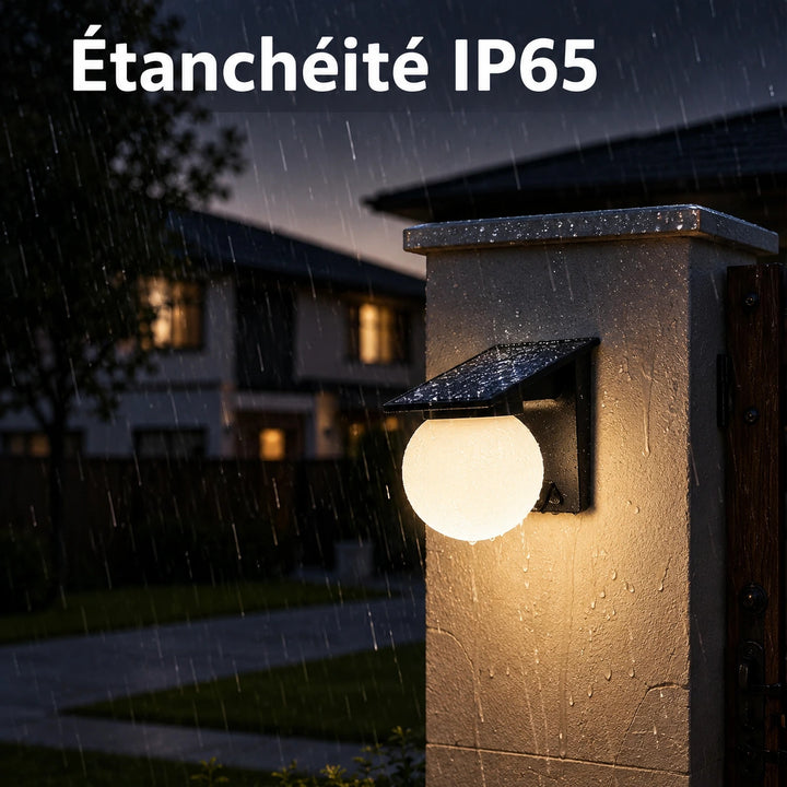 Applique Murale Solaire LED | Éclairage 3 Couleurs