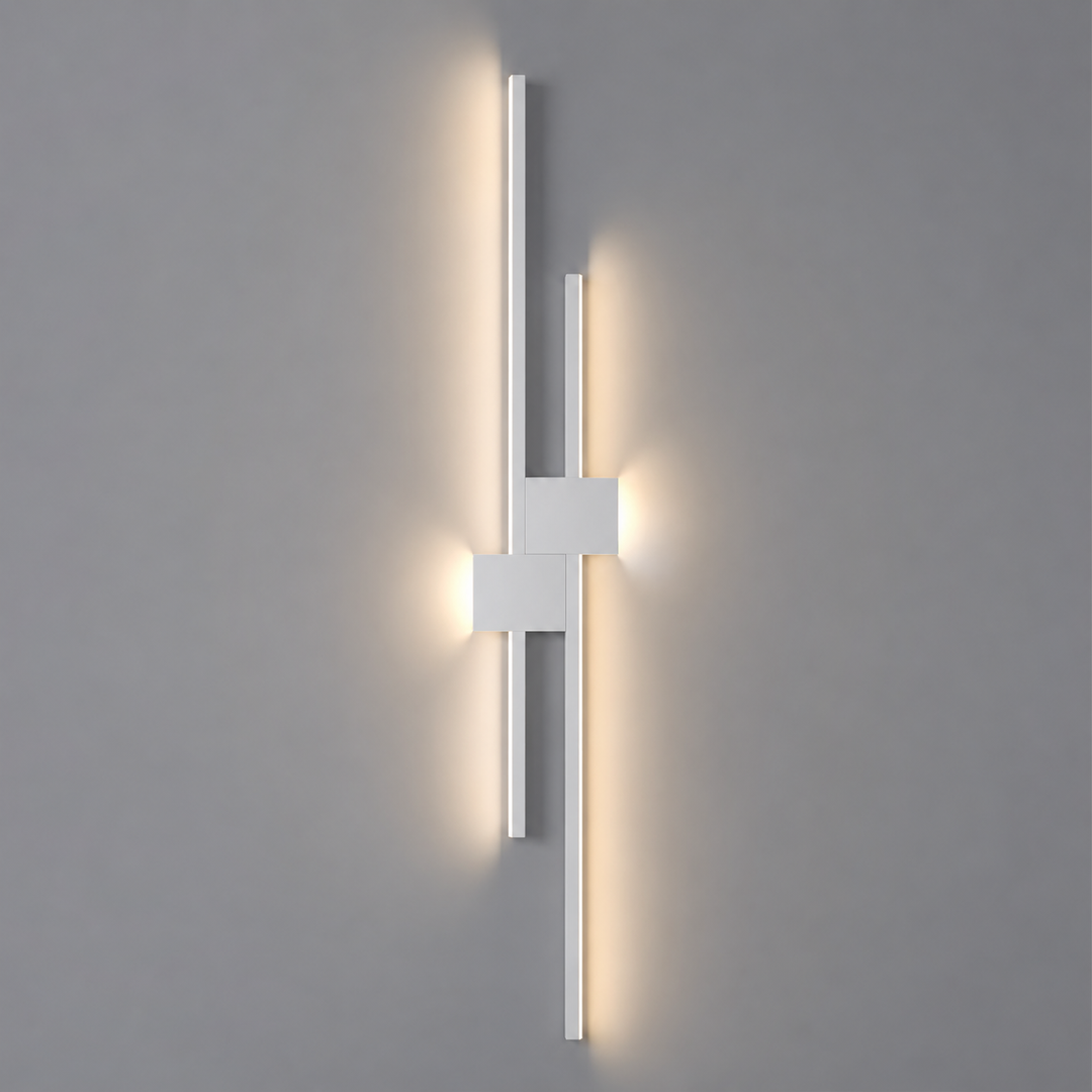 Applique Murale LED Linéaire | Lumière Architecturale Épurée | Noir ou Blanc