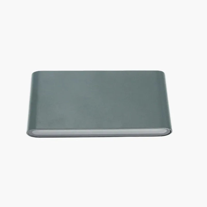 Applique extérieure murale LED étanche Luminaire Essenza, blanc froid, 12W, gris, 17,5 cm, modern design pour extérieur