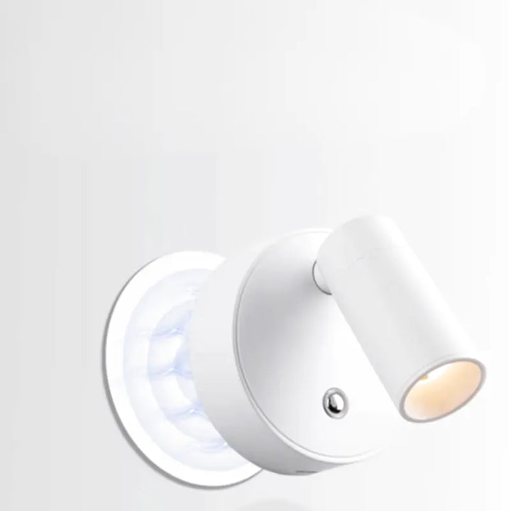 Applique murale LED sans fil Luminaire Essenza avec interrupteur, intensité variable et base magnétique, éclairage moderne.