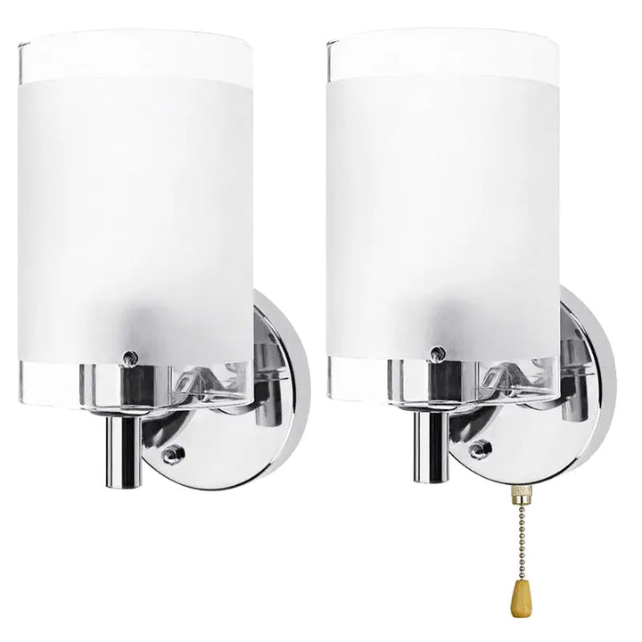 Applique murale cylindrique élégante Luminaire Essenza, design moderne en métal blanc pour décoration intérieure.