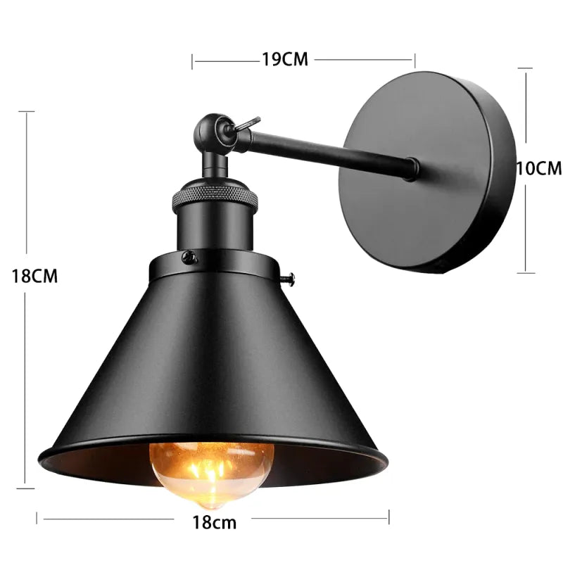 Applique murale design chambre oscillante noire mat de Luminaire Essenza, fixation élégante pour éclairage d'ambiance.