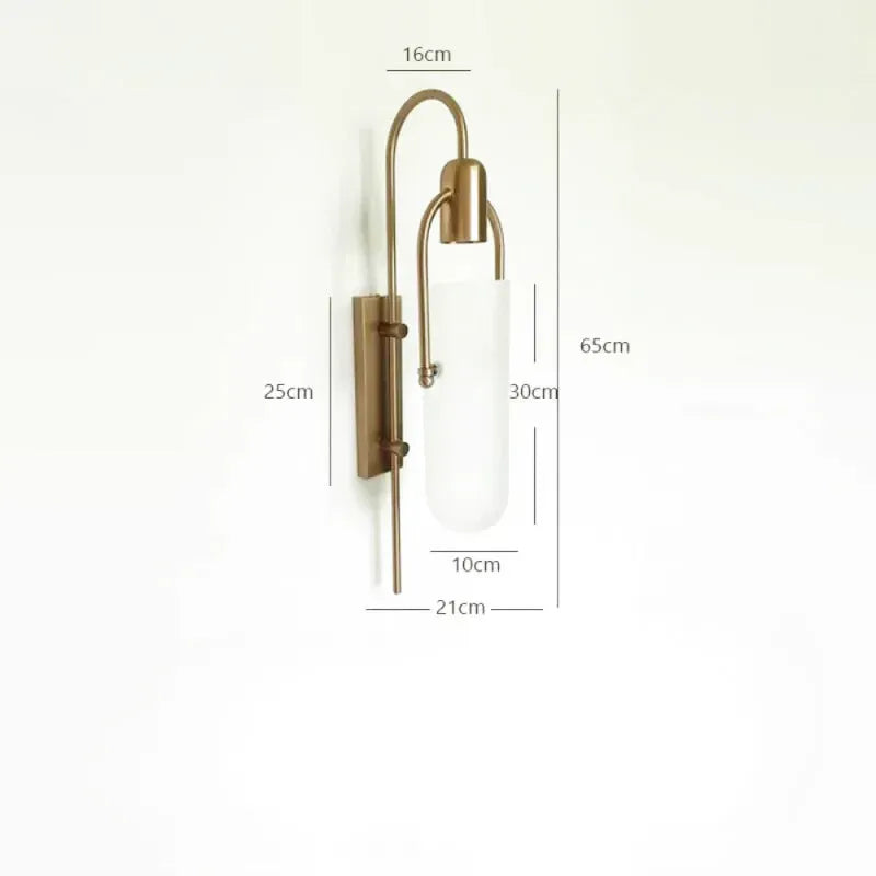 Applique murale LED au design nordique moderne Luminaire Essenza, 65 cm, blanc chaud, pour intérieur contemporain.