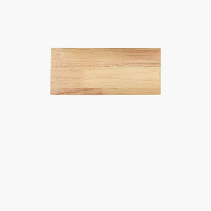 Applique murale LED pour chambre scandinave en bois naturel, modèle à lumière blanc chaud, par Luminaire Essenza.