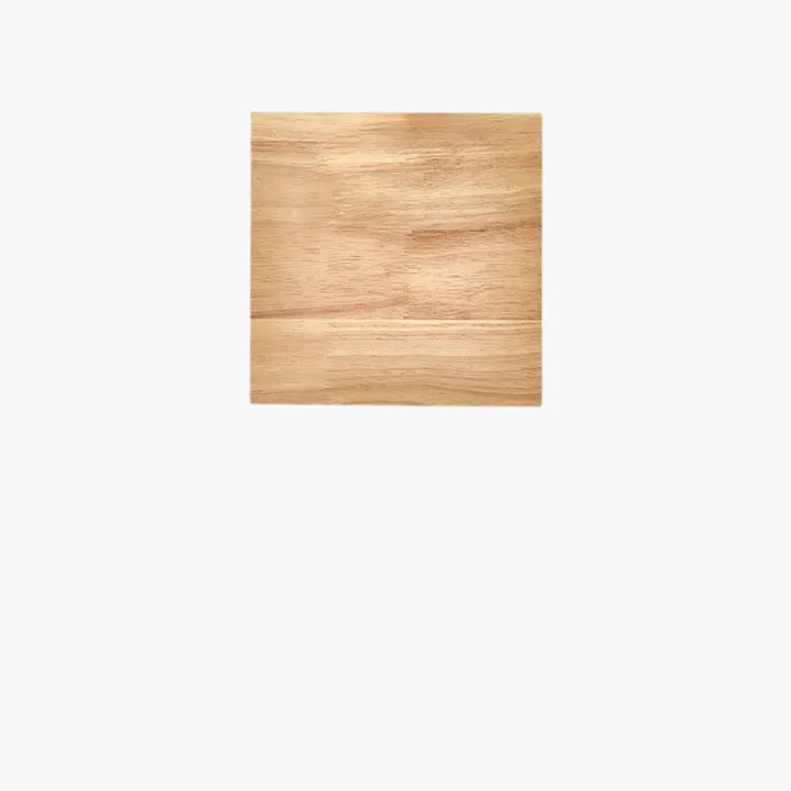 Applique murale LED pour chambre scandinave en bois naturel, modèle B blanc chaud, éclairage doux et design moderne.