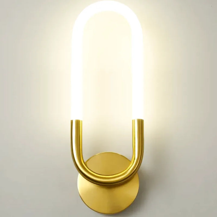 Applique murale LED classique minimaliste Aura Nordique de Luminaire Essenza, blanc chaud 2700-3500K, 33 cm.