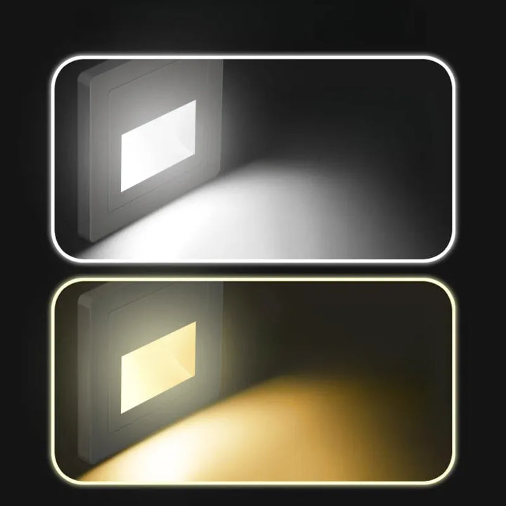 Applique murale LED noir et blanc Luminaire Essenza pour couloir et escalier, lumière chaude 2700-3500K, design moderne