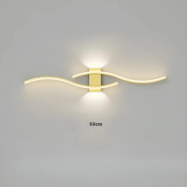 Applique murale LED moderne Luminaire Essenza, design décoratif blanc chaud, 60 cm, pour décoration intérieure élégante.