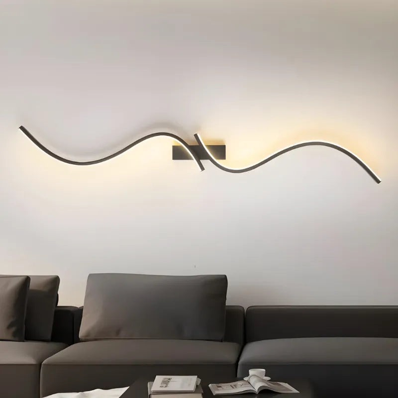 Applique murale LED élégante, moderne, minimaliste et décorative de Luminaire Essenza, éclairage d’intérieur sophistiqué.