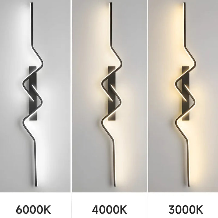 Applique murale LED Longiligne Luminaire Essenza, design moderne, blanc froid 80 cm, éclairage décoratif pour intérieur.