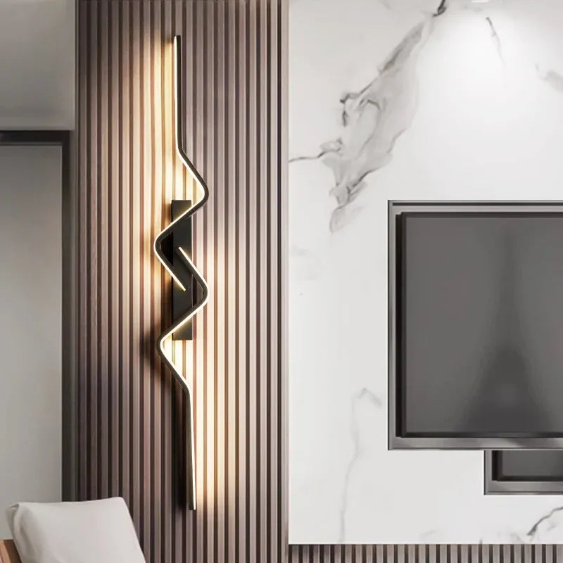 Applique murale LED Longiligne Luminaire Essenza, moderne et décorative, blanc froid 80 cm, éclairage lumineux et élégant.