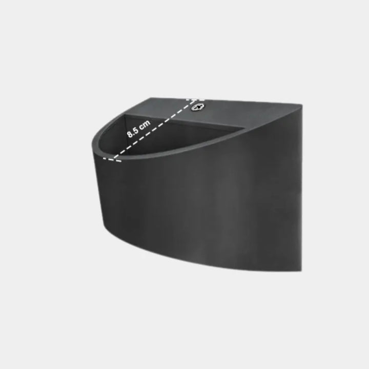 Applique murale LED luxueuse Luminaire Essenza, design moderne noir et blanc, éclairage froid 5500-7000K, élégante et sophistiquée.