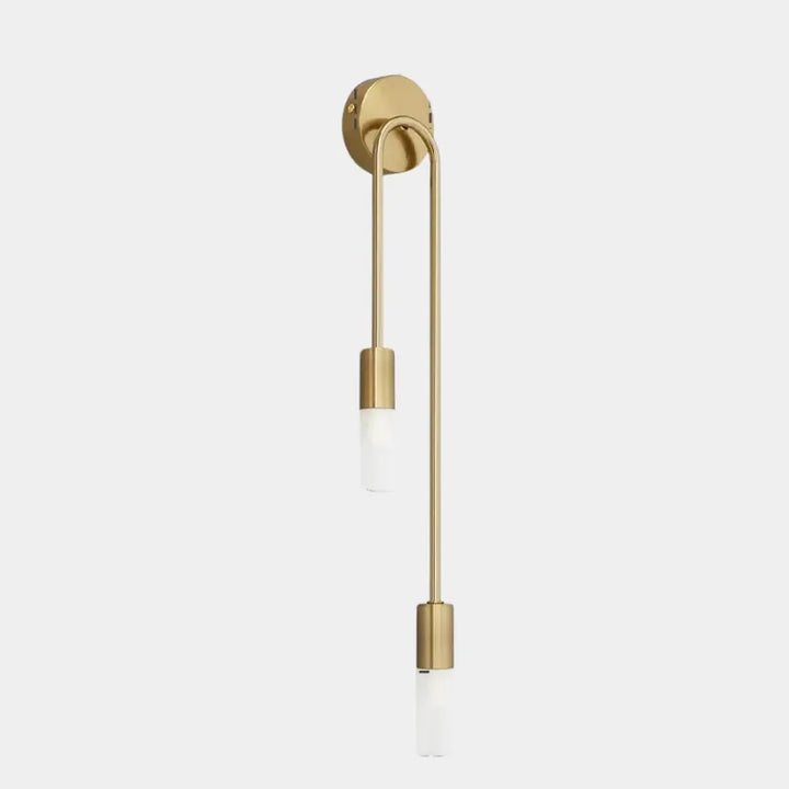 Applique murale LED minimaliste au design nordique et décoratif, luminaire Essenza, éclairage moderne pour intérieur.