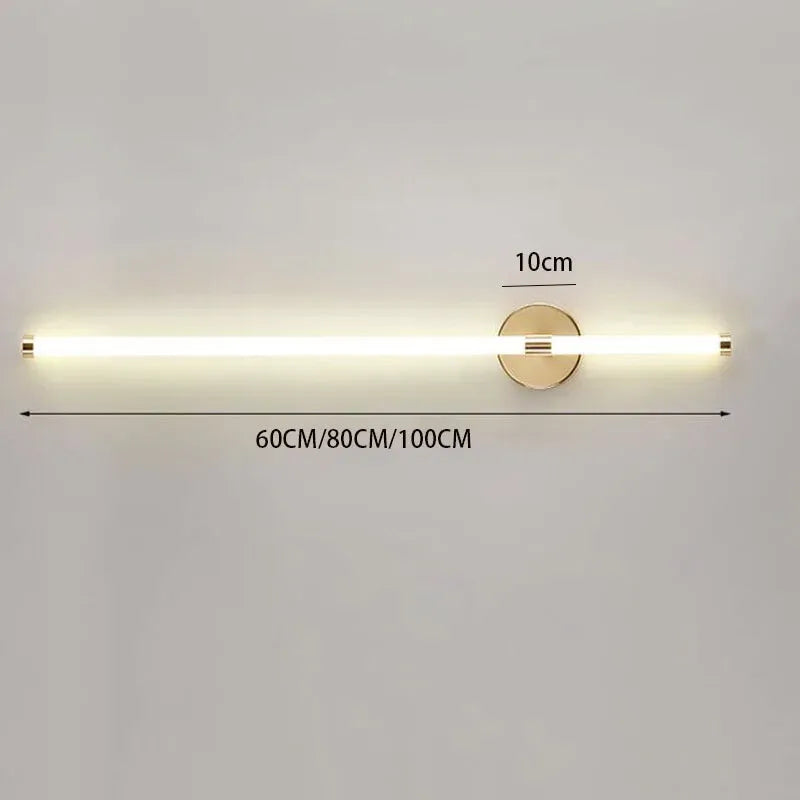 Applique murale LED minimaliste de luxe Luminaire Essenza avec design nordique, éclairage élégant et moderne pour intérieur.