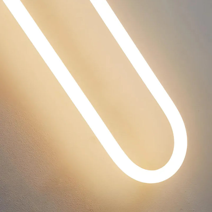 Applique murale LED minimaliste nordique Luminaire Essenza en or blanc chaud, design suspendu, lumière douce 2700-3500K