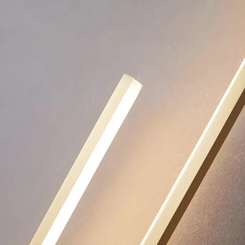 Applique murale LED minimaliste nordique Luminaire Essenza, blanc chaud 2700-3500K, design décoratif moderne, éclairage élégant.