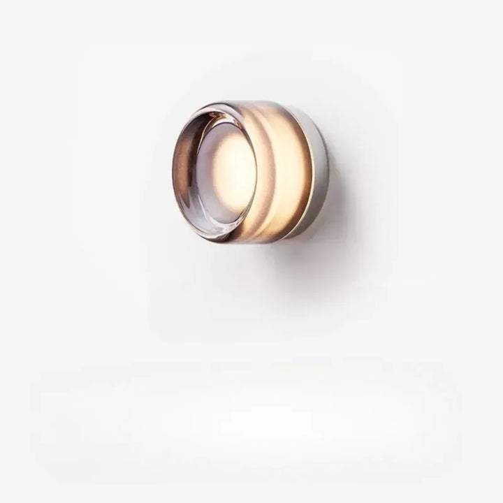 Applique murale LED moderne Luminaire Essenza, cylindre gris et blanc chaud, décoration murale élégante et lumineuse.
