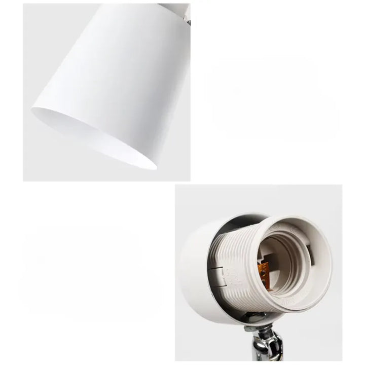 Applique murale LED nordique en fer noir, design moderne pour décoration intérieure, par Luminaire Essenza.