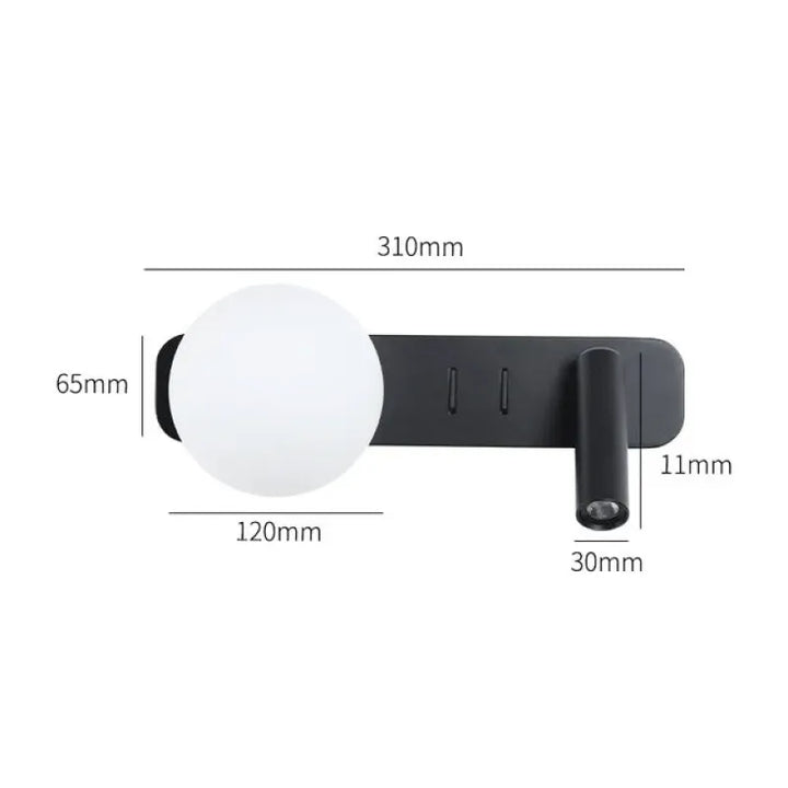 Applique murale LED rotative moderne de la marque Luminaire Essenza, avec design élégant et bras articulé pour un éclairage ajustable.