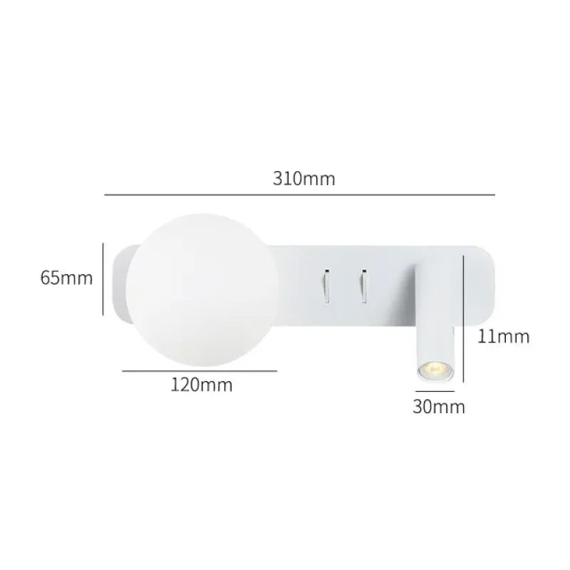 Applique murale LED rotative moderne Luminaire Essenza avec lumière blanche chaude, design élégant pour intérieur.