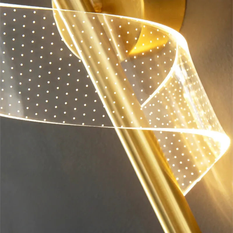 Applique murale LED rotative de style scandinave Luminaire Essenza, lumière blanche, fixation murale moderne et élégante