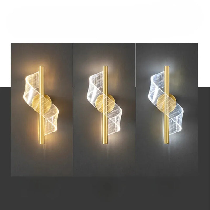 Applique murale LED rotative de style scandinave Luminaire Essenza, avec bras ajustables et design moderne.
