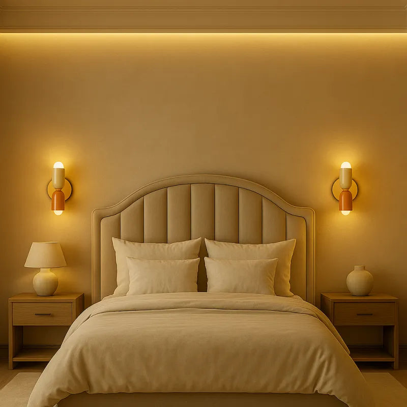 Applique murale scandinave Luminaire Essenza Lucea, éclairage chaud pour transformer un mur vide en coin accueillant.