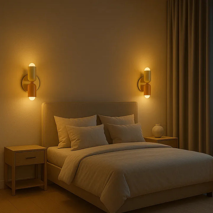 Applique murale scandinave Luminea Essenza, éclairage chaud pour transformer un mur vide en coin chaleureux.
